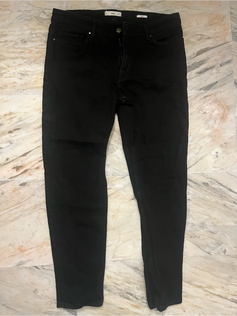 Mango black skinny jeans size 38